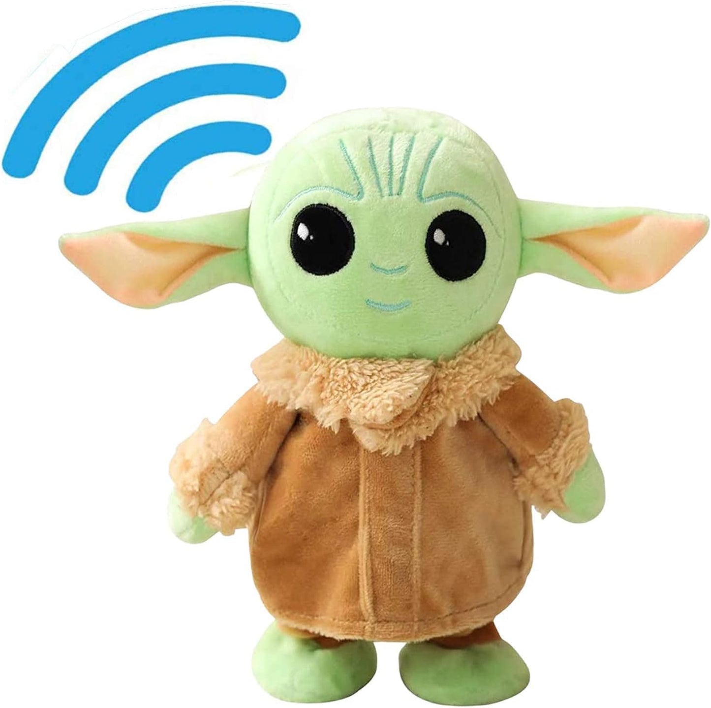Interactive Talking Baby Yoda Plush Toy - Repeat & Walk Feature!