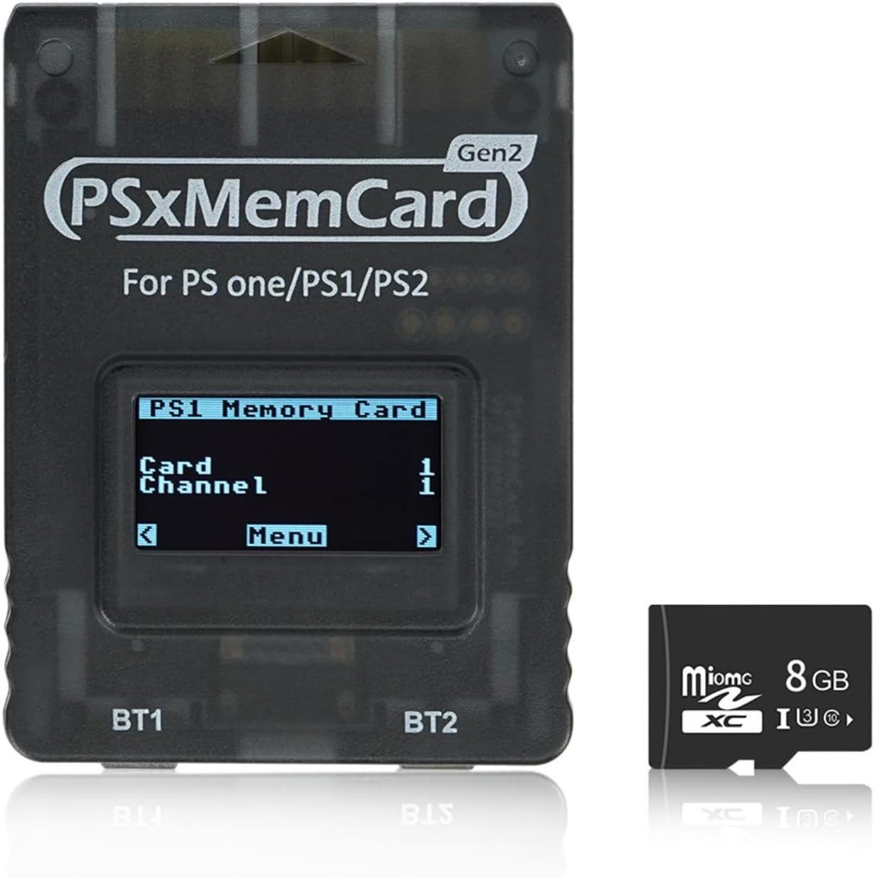 BITFUNX PSxMemCard Gen2 Memory Card - Unlimited Storage & More