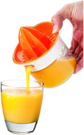 Joie Squeeze and Pour Citrus Juicer and Glass - Compact Manual Juicer