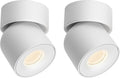 LED Ceiling Spot Lights Dimmable 2 Pack - Adjustable Warm White CRI 97