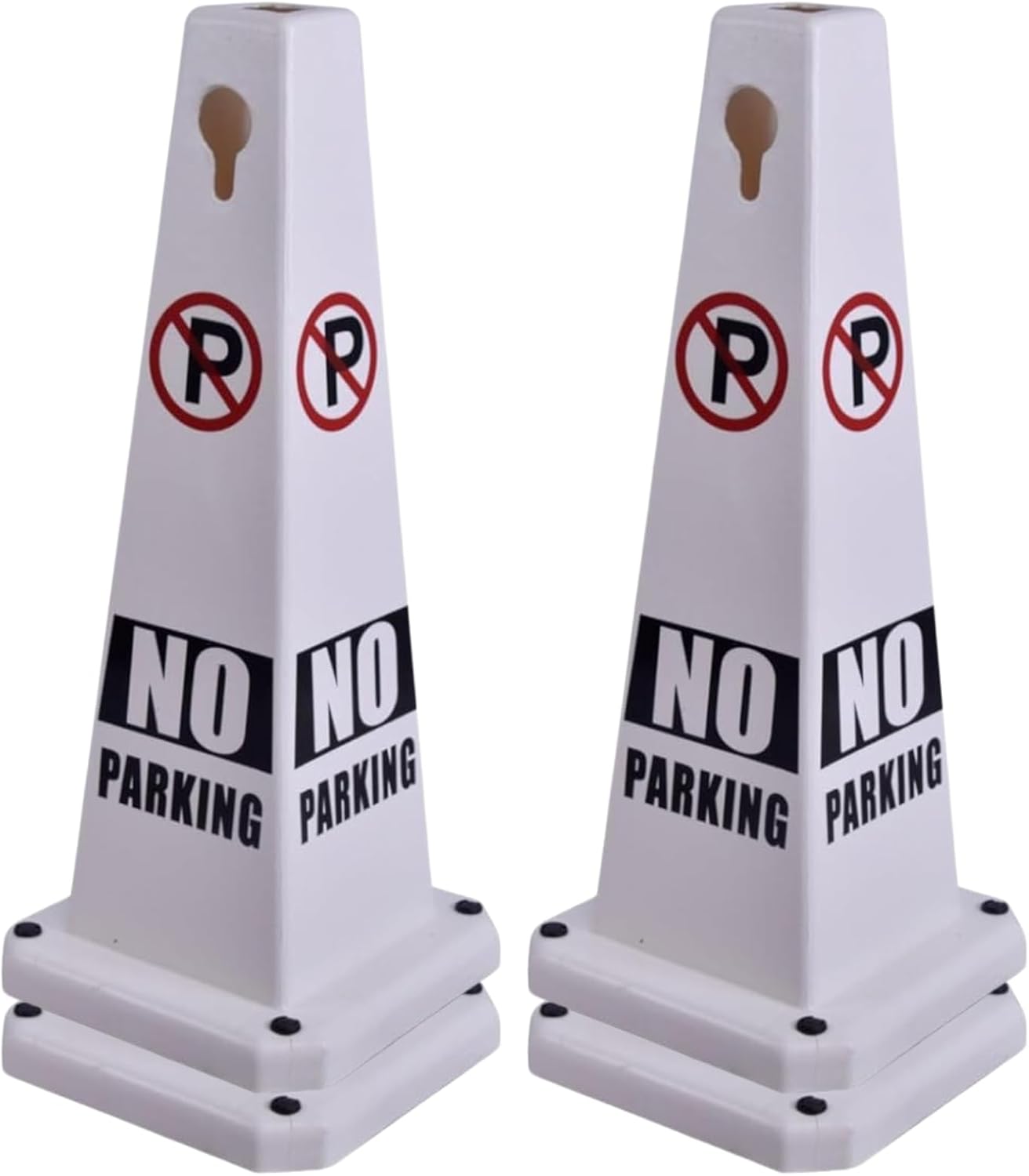 4-Pack 26.5in Caution Cones for Safety and Traffic Management