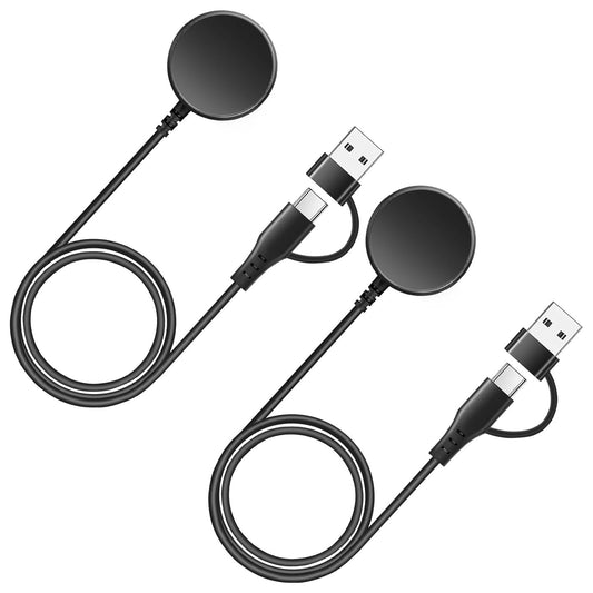 Fast Charge 2 Pack USB C Samsung Watch Charger