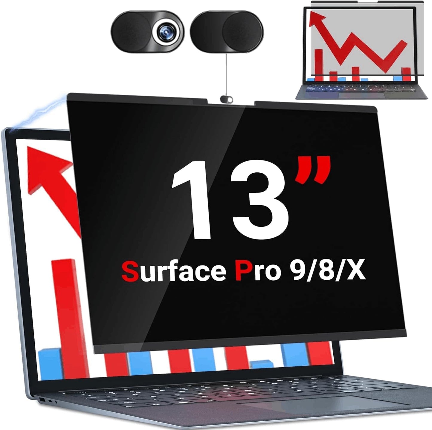 ZOEGAA Surface Pro Privacy Screen: Protect Your Data Effortlessly