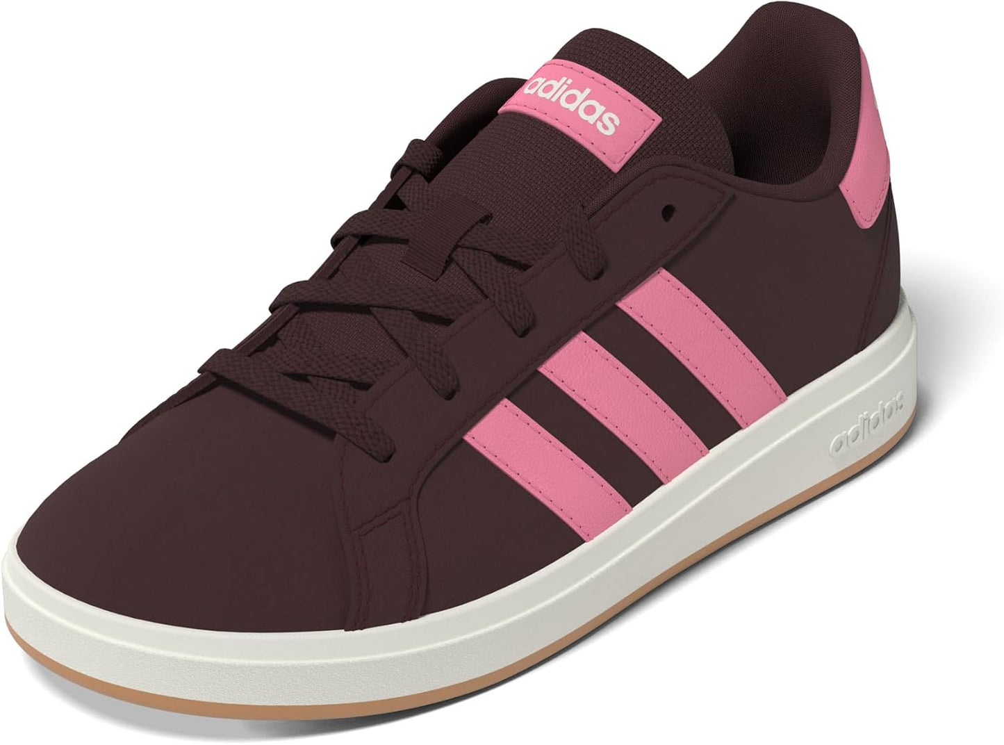 adidas Unisex-Child Grand Court 2.0 Elastic Lace & Strap Shoes