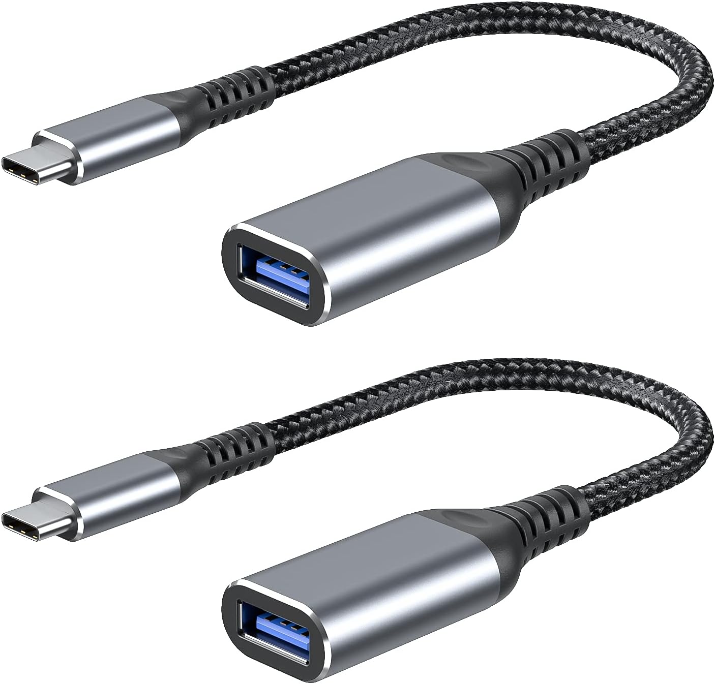 ZIYUETEK USB C Adapter Duo - Fast Charging & OTG