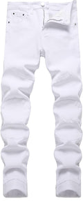 Men's Slim Fit Stretch Jeans Ripped Skinny Jeans for Men - Stretch leg