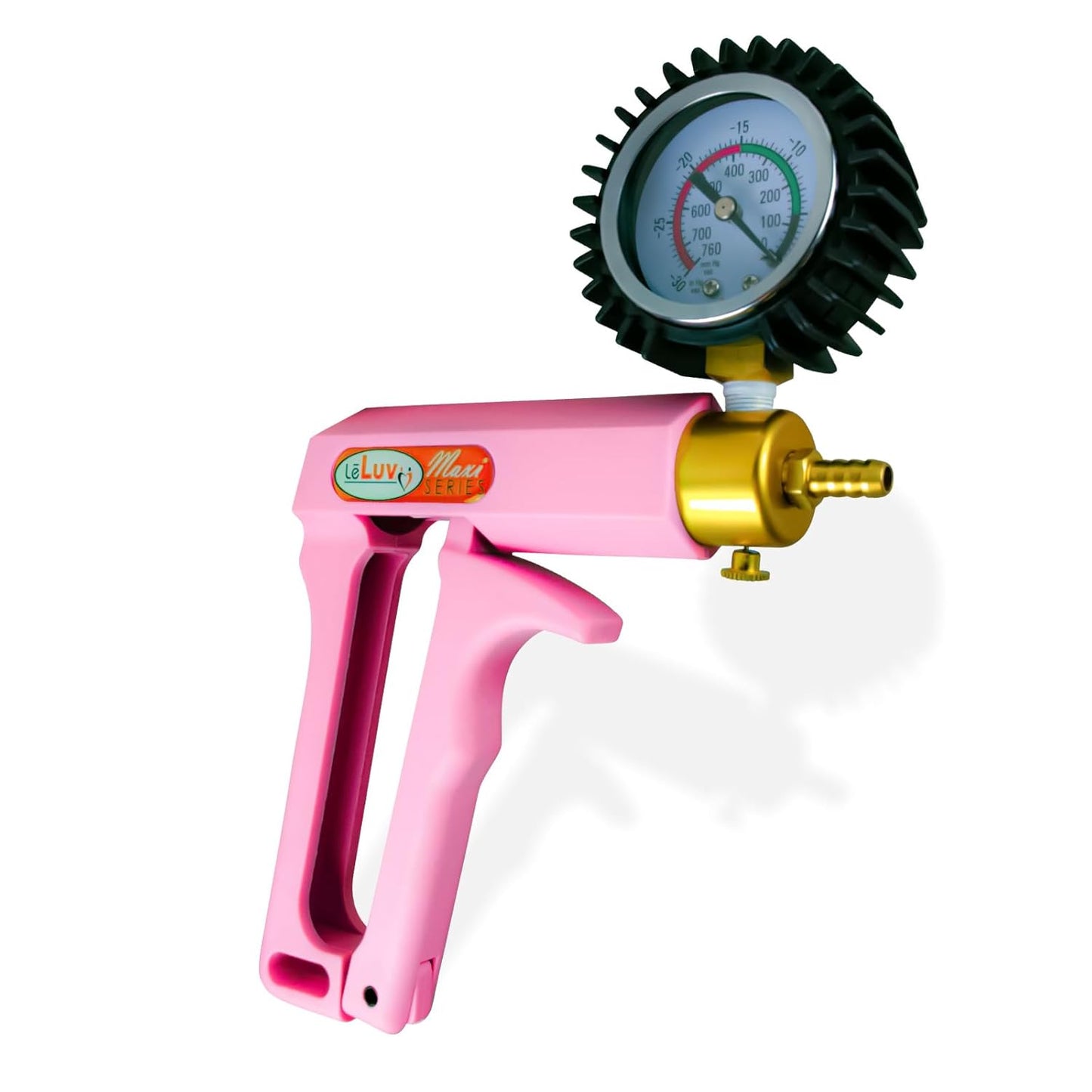 LeLuv Maxi Vacuum Pump with Gauge - Ergonomic Manual Pump
