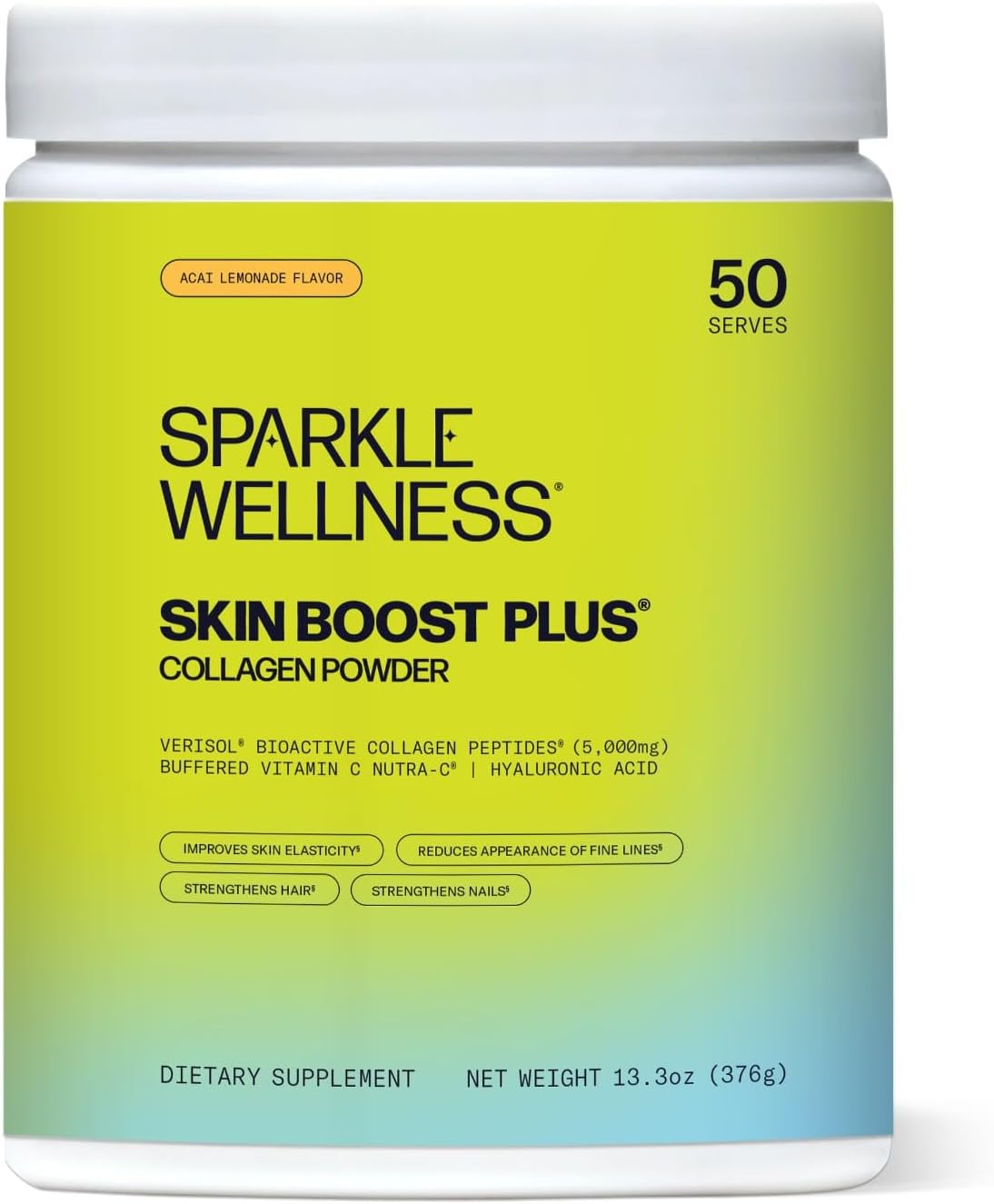 Sparkle Wellness Skin Boost Plus Collagen Powder for Radiant Skin