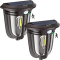 LOFTEK Solar Outdoor Lights Motion Sensor 2 Pack - Bright
