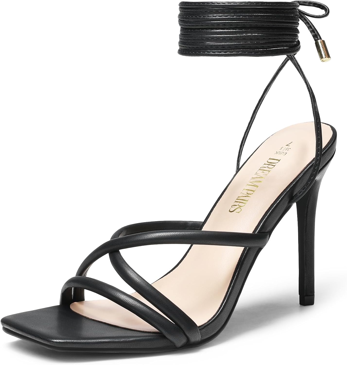 Strappy High Stiletto Lace Up Heeled Sandals for Women