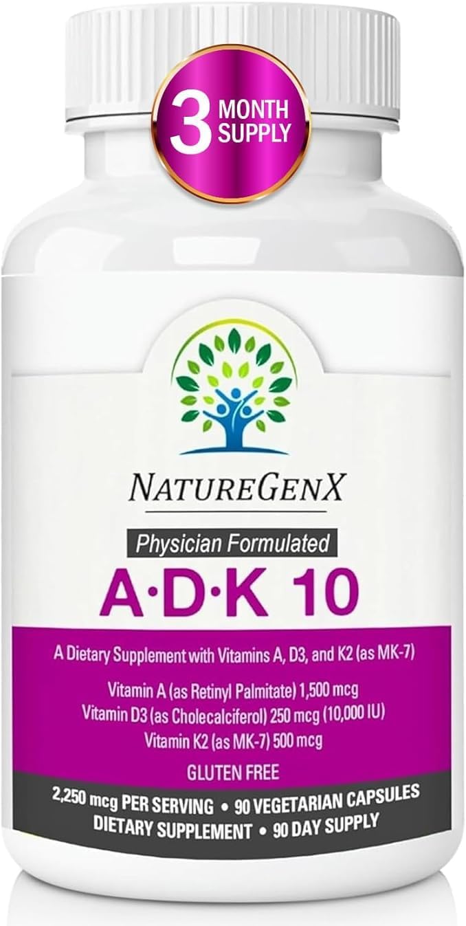 ADK Vitamin Supplement for Bone, Heart & Immune Health
