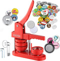 Button Maker Machine 2.25 in Single Mold Pin Maker Kit - Easy DIY