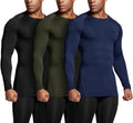 TSLA Men's UPF 50+ Compression Shirt - Cooling Baselayer (Style ZZCC)
