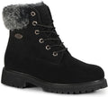 Lugz womens Convoy Faux Fur Lace Up Boots - Cozy Chukka for Fall