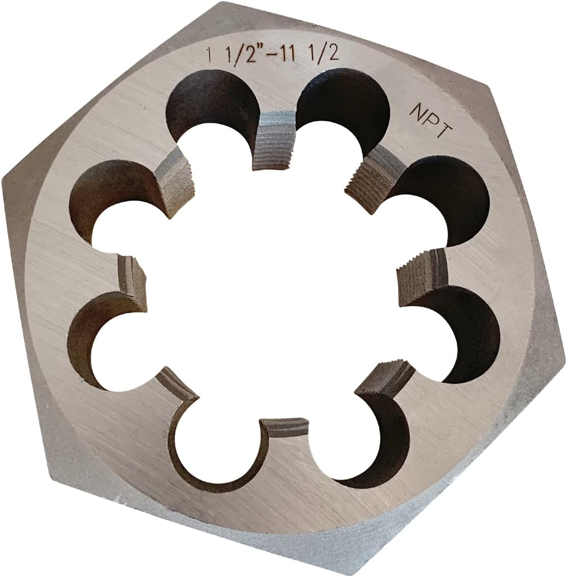 NPT Pipe Hex Die Carbon Steel 1-1/2in-11 1/2 for Precision Work
