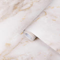 Marble Contact Paper for Countertops - Matte White Gold Peel and Stick