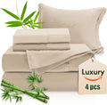 Luxury Sheets 100% Viscose Derived from Bamboo - Cooling 4pc Set