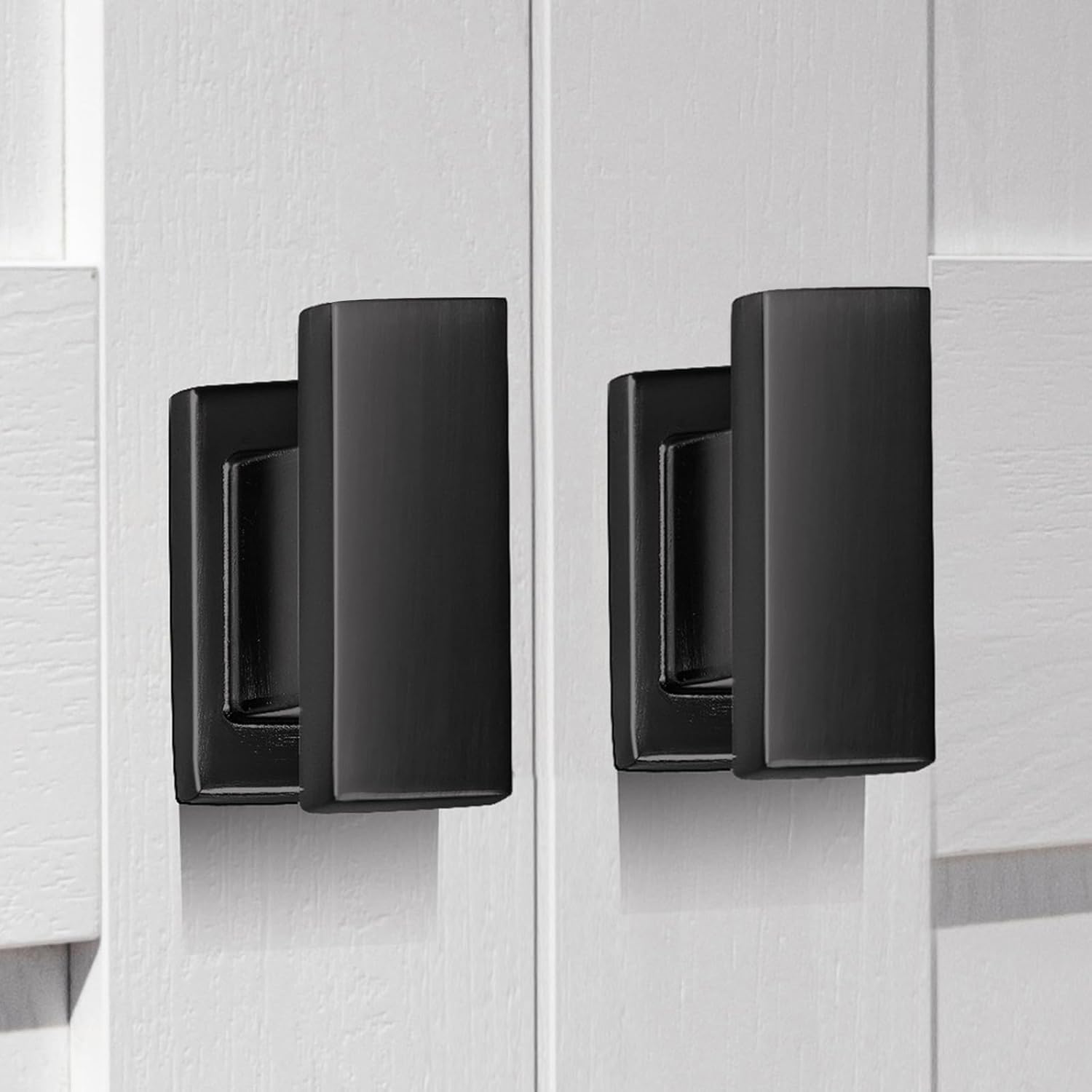 20 Pack Matte Black Kitchen Cabinet Knobs for Stylish Decor