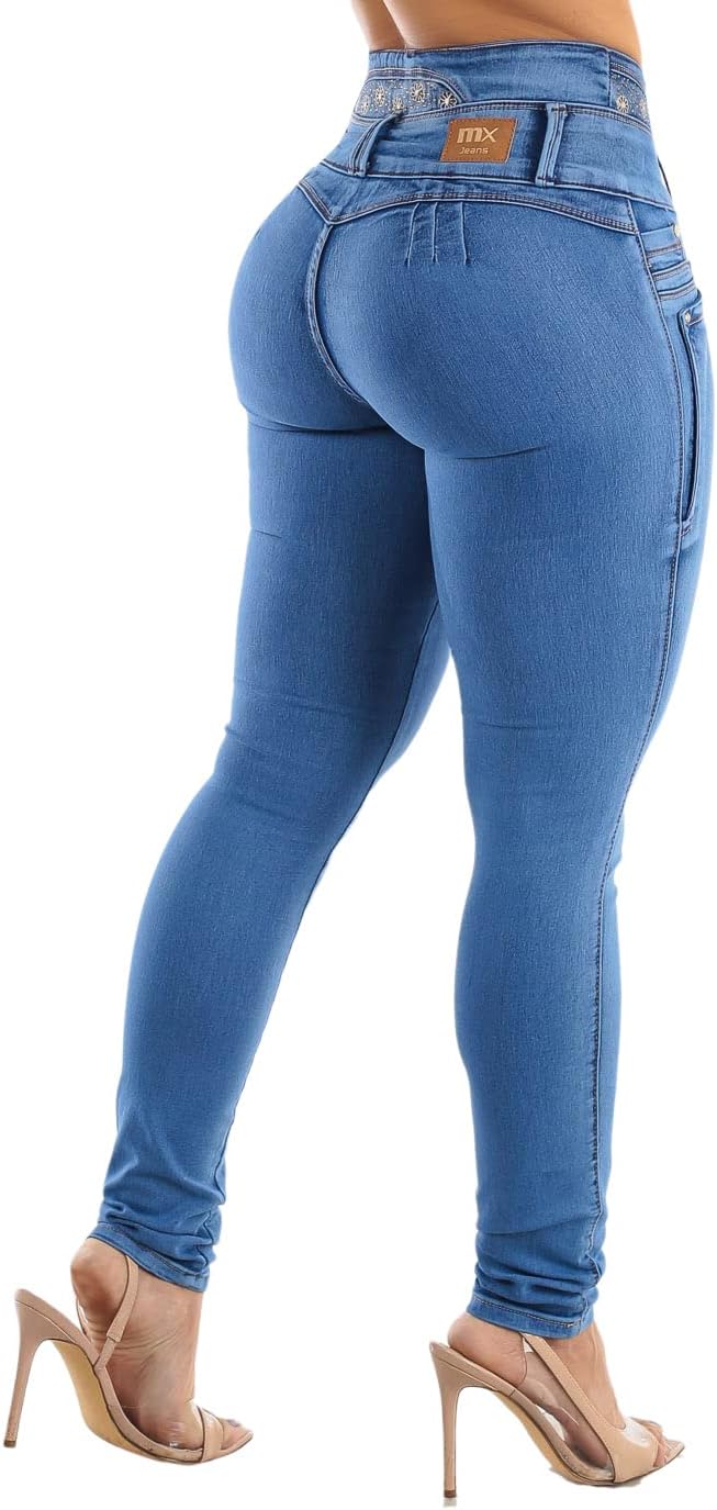 Moda Xpress High Waisted Butt Lifting Jeans for Women