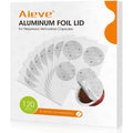Aieve 120Pcs Aluminum Foil Seals - Nespresso Vertuo Refillable Pod Caps