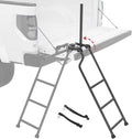 Tailgate Ladder Foldable Pickup Truck Ladder with Handrail - Sturdy