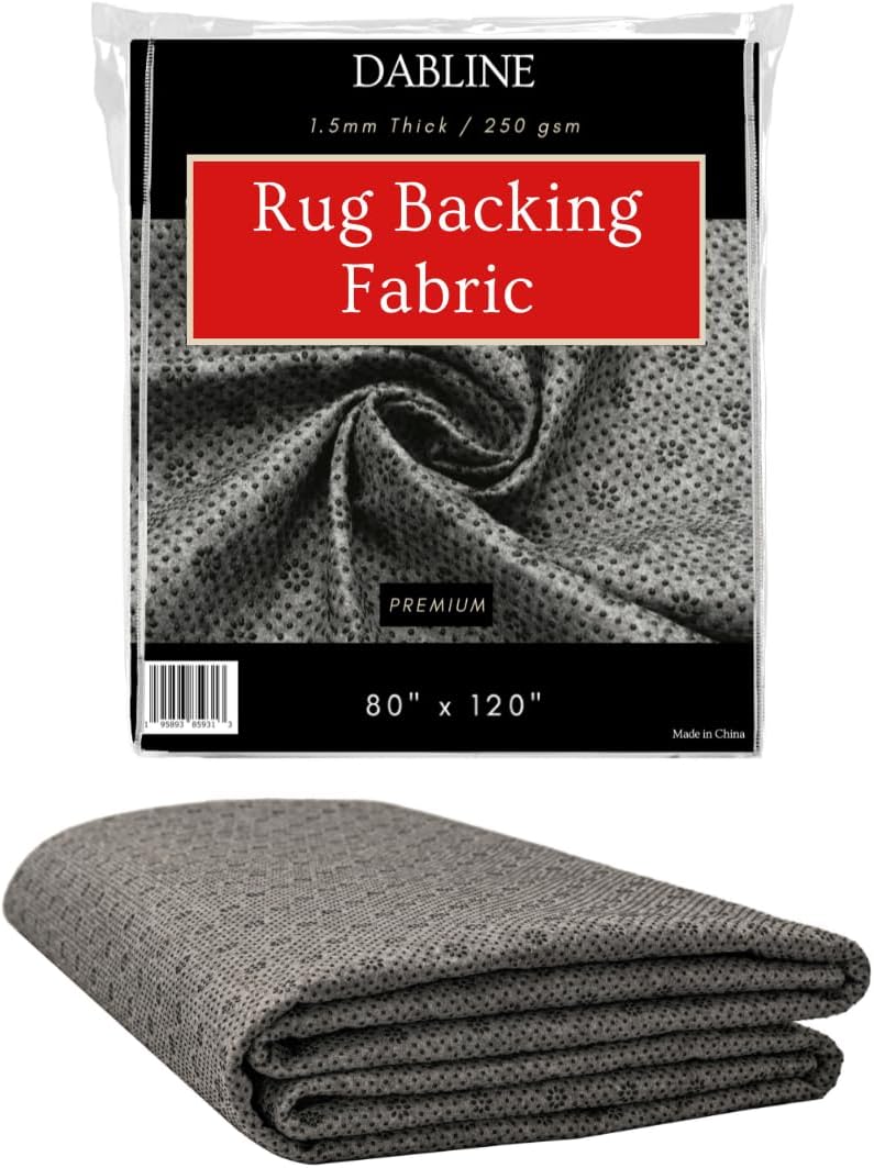 DABLINE Non Slip Rug Pad for Tufting and Rug Making, 80in x 120