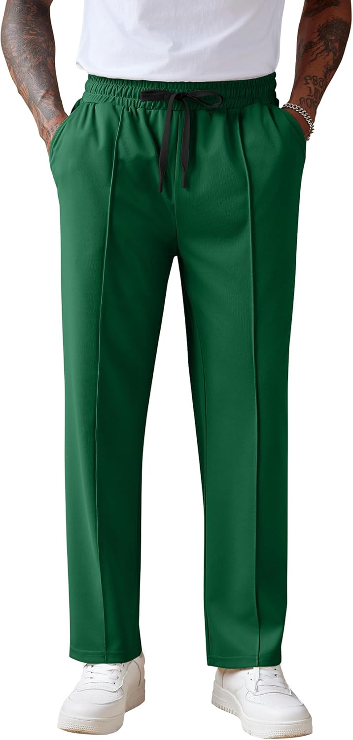 COOFANDY Men's Knit Sweatpants Lightweight Casual Jogger Pants