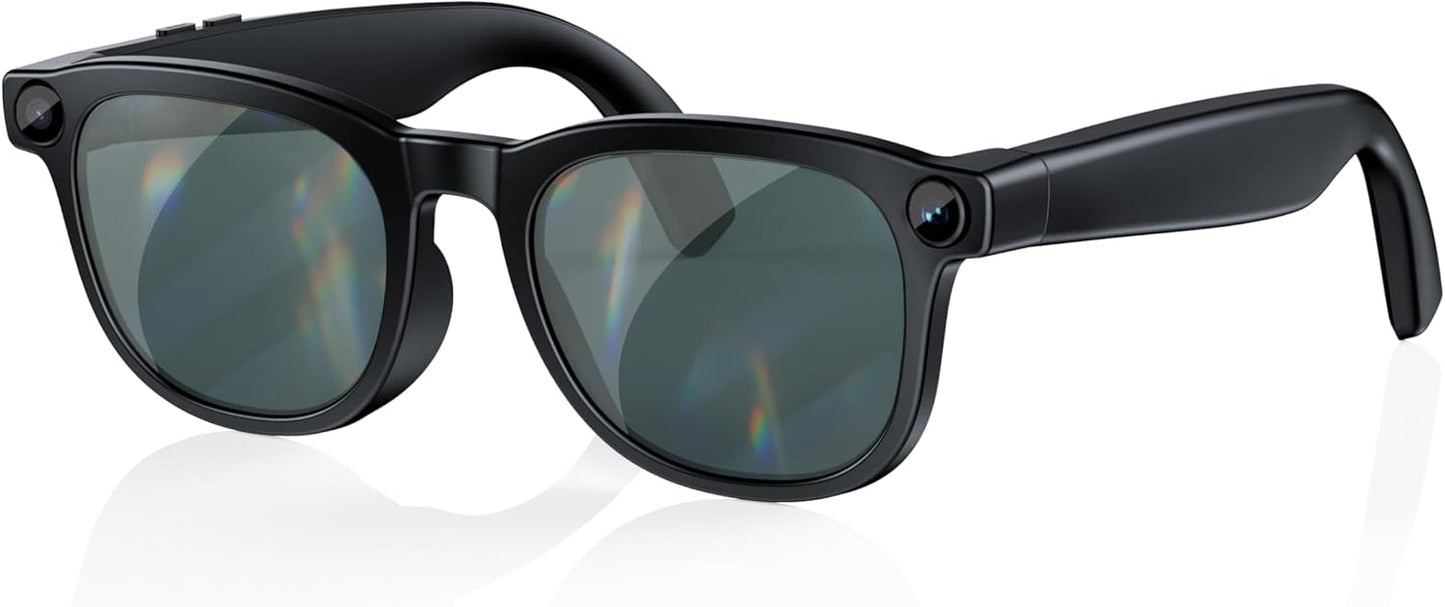 AI Smart Glasses with 4K HD Camera for Hands-Free Vlogging