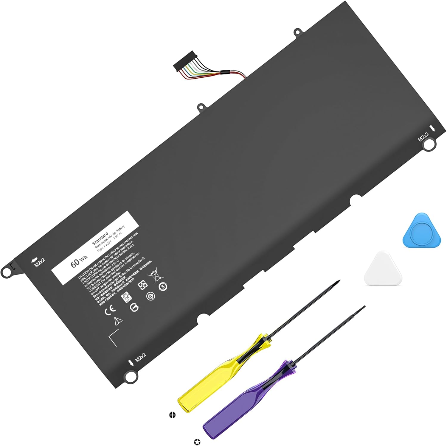 PW23Y Laptop Battery for Dell XPS 13 9360 Series - Reliable Power