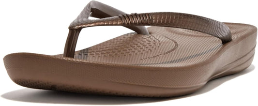 FitFlop iQushion Pearlized Ergonomic Flip-Flops for Comfort