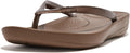 FitFlop Iqushion Pearlized Ergonomic Flip-flops Bronze - Comfortable