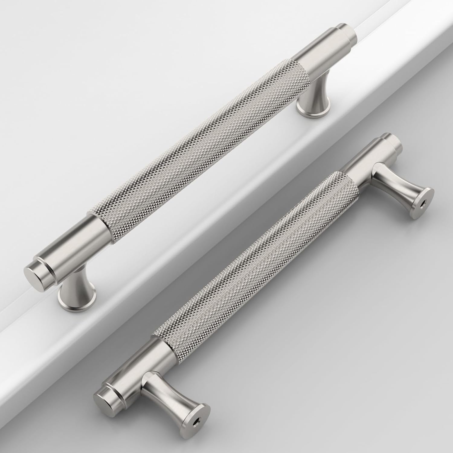 10 Pack 5 in Brushed Satin Nickel Cabinet Pulls for Kitchen
