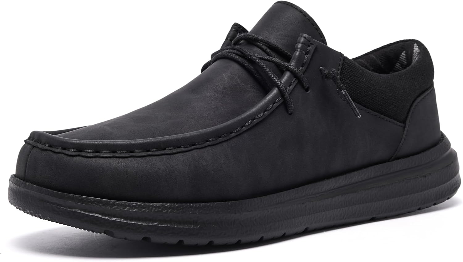 Mens Wide Shoes Slip-on Loafers for Comfortable Walking