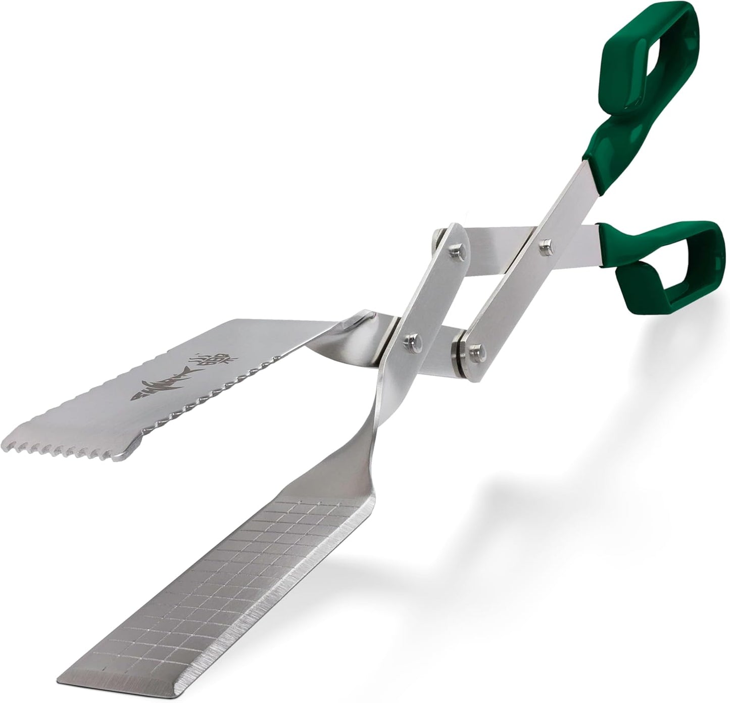 Shark BBQ Grill Tongs - 17 inch Long-Reach Barbeque Tool