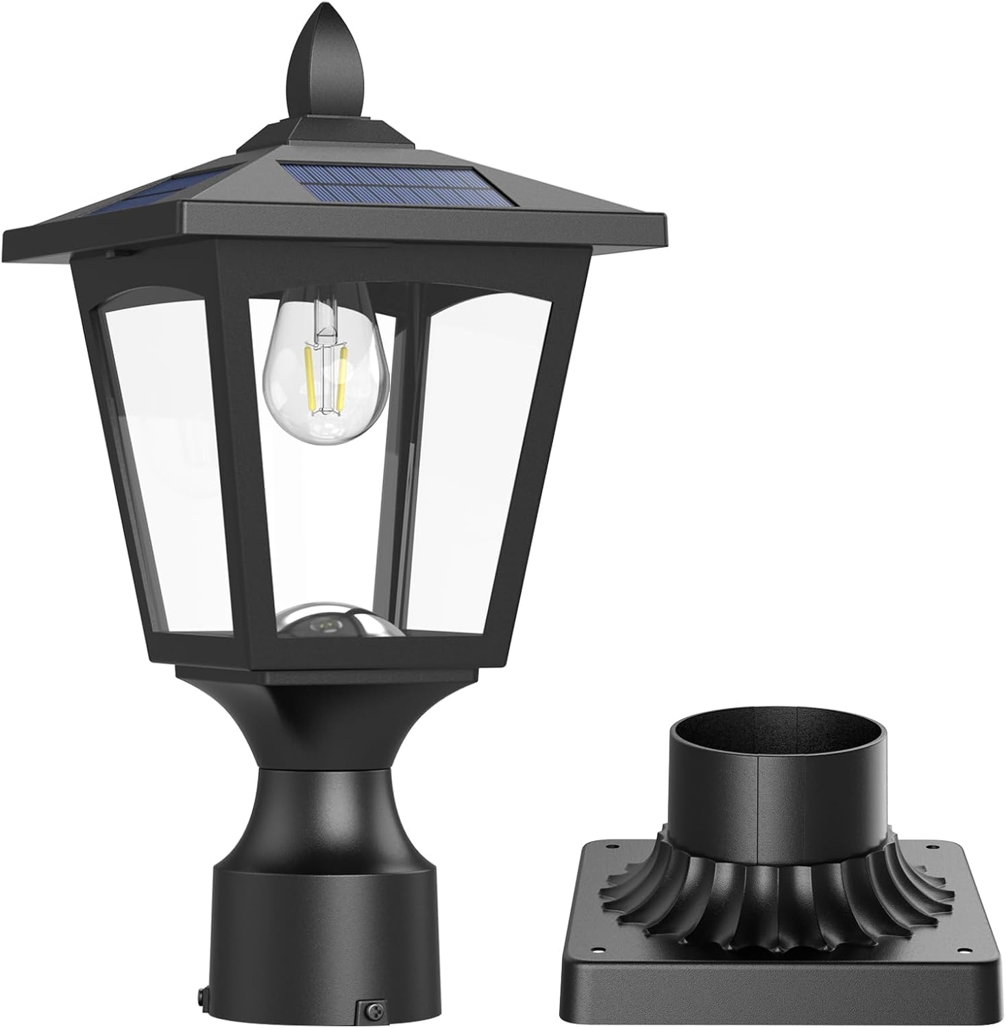 Solar Post Lights for Outdoor Use - Waterproof and Bright