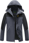 GIISAM Rain Jacket for Men - Lightweight Waterproof Windbreaker sweat