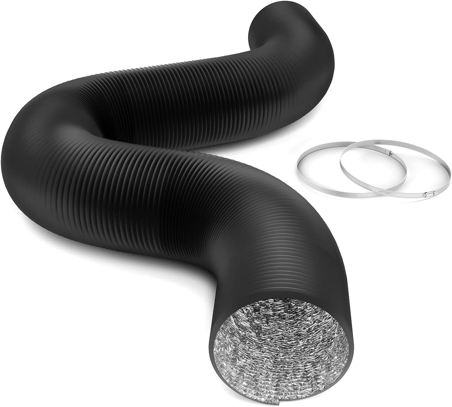 iPower Flexible 8 Inch Aluminum Ducting for HVAC and Ventilation
