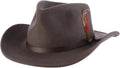 Scala Classico Men's Crushable Felt Outback Hat for Adventure