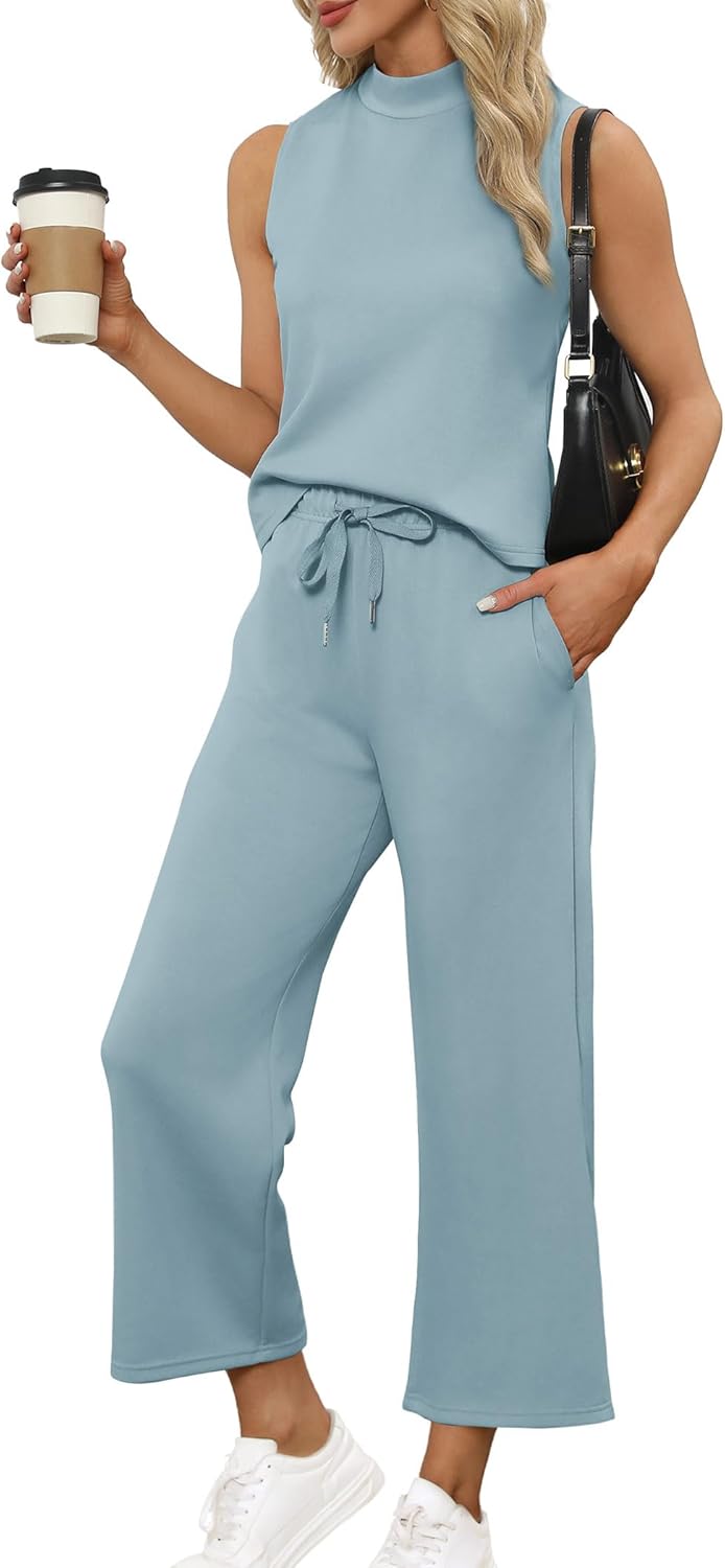 Stylish Two Piece Sets for Women Summer Outfits by SAMPEEL