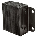 14 in W Laminated Rubber Dock Bumper 10 in H x 4.5 in D - Heavy Duty