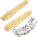 15 Inch Proofing Baskets for Baguette and Oval Loaf - 2 Pack