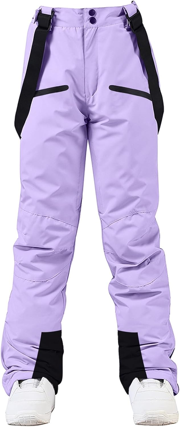 Womens Ski Pants Insulated Waterproof Outdoor Hiking Pants