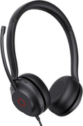 Yealink UH35 Wired Headset - Comfortable USB Headset for Calls