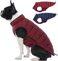 Lelepet Reversible Dog Coat Waterproof Puffer Vest for Winter - Warm