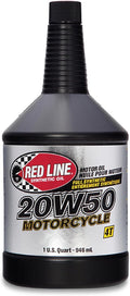 Red Line 20W50 Motorcycle Oil Synthetic - 2 Quart Oils