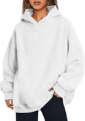 Trendy Queen Womens Oversized Hoodies Fleece-Lined Pullover