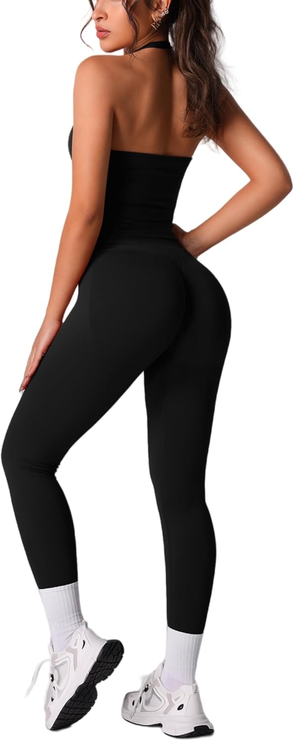 ABOCIW Workout Sets for Women: Seamless Butt Lifting Leggings