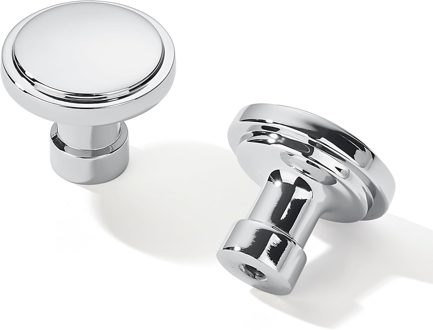 10 Pack Polished Chrome Cabinet Knobs for Modern Kitchens