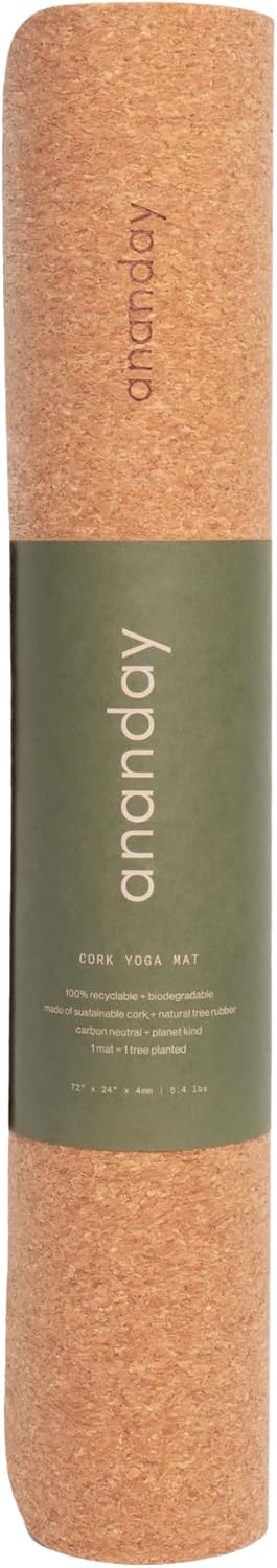 Sustainable Cork Yoga Mat - Non-Slip Comfort