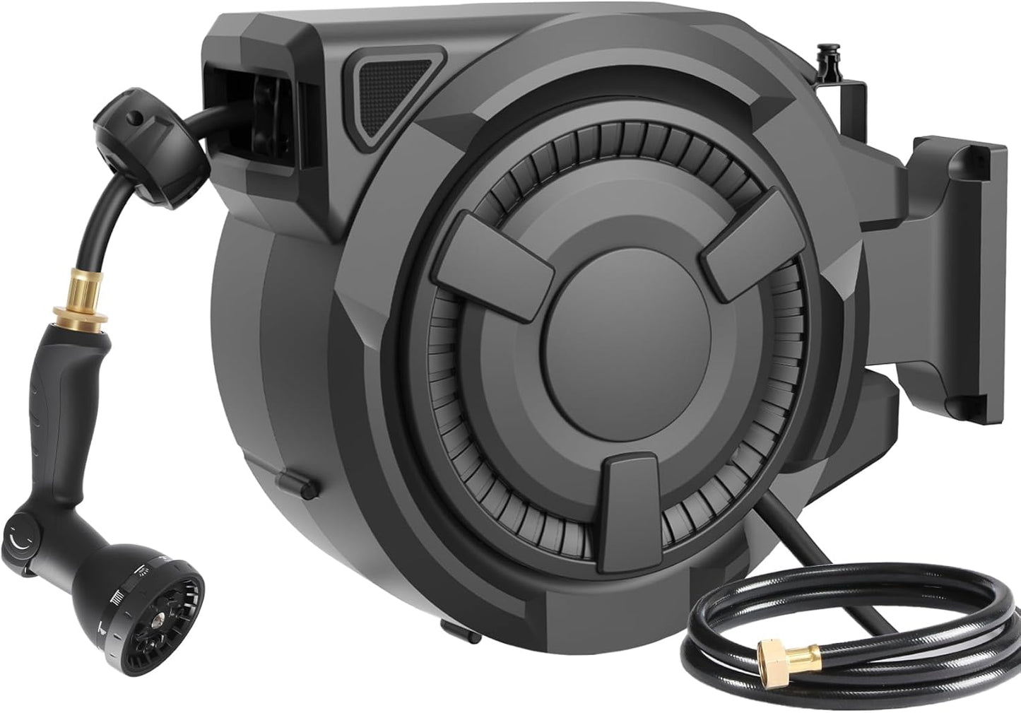 Retractable Garden Hose Reel 1/2 in x 100 ft for Easy Use
